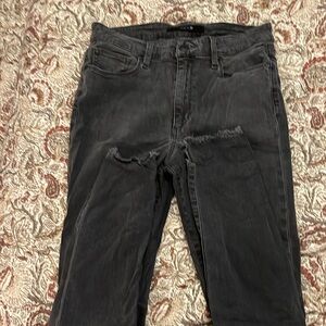 Joe’s skinny jeans black grey size 29